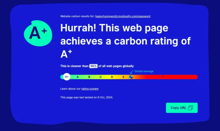 Billede af kulstof score A for HFW.